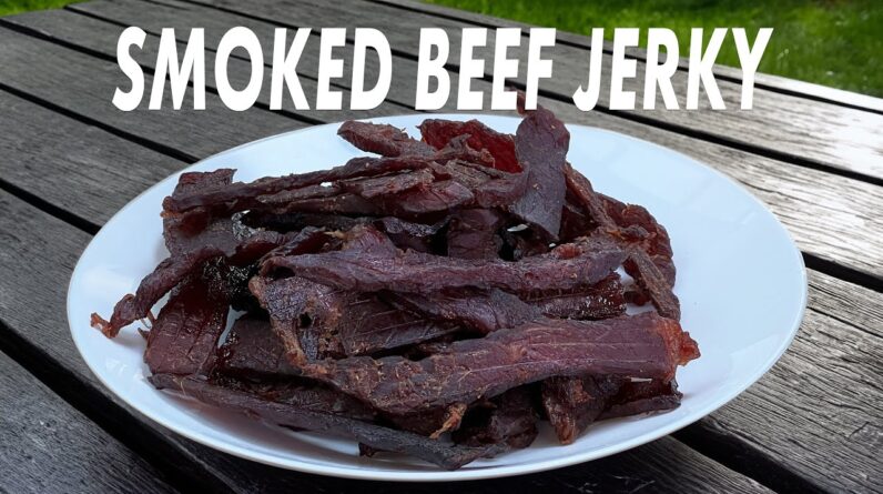 Beef Jerky Smoked On The Grill