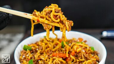 The Real Deal Crockpot Beef Ramen!