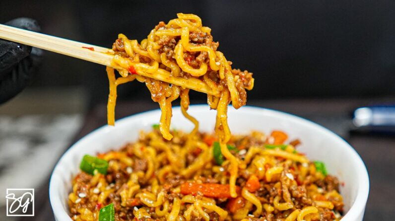 The Real Deal Crockpot Beef Ramen!