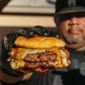The Ultimate Combo | PB and Bacon Jam Cheeseburger